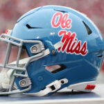 Ole Miss football helmet.