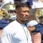 Notre Dame head coach Marcus Freeman.