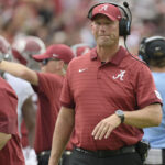 Alabama head coach Kalen DeBoer.