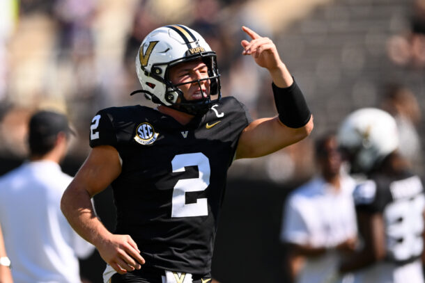 Diego Pavia and the Vanderbilt Commodores.